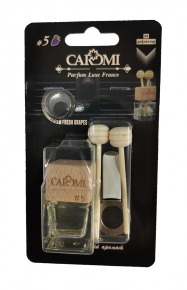 Ароматизатор на дефлектор CAROMI #5 Виноград, 6 мл, по 10 шт. Ароматизатор на дефлектор CAROMI #5 Виноград, 6 мл, по 10 шт.