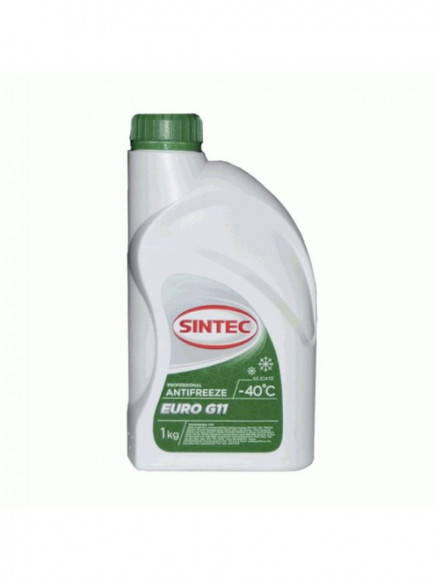 Антифриз A-40 Sintec Euro G11 (ЗЕЛЁНЫЙ) 5кг (1*4шт)