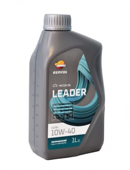 Масло мотор. 10W40 Repsol LEADER SN/CF A3/B4 пластик (1 л.) 1*12 шт. Масло мотор. 10W40 Repsol LEADER SN/CF A3/B4 пластик (1 л.) 1*12 шт.