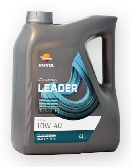 Масло мотор. 10W40 Repsol LEADER SN/CF A3/B4 пластик (4 л.) 1*5 шт. Масло мотор. 10W40 Repsol LEADER SN/CF A3/B4 пластик (4 л.) 1*5 шт.