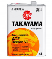 Масло трансмиссионное "TAKAYAMA ATF "Deхron VI" 4л (1*4) металл Масло трансмиссионное "TAKAYAMA ATF "Deхron VI" 4л (1*4) металл