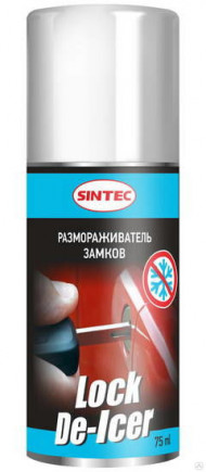 Sintec Размораживатель замков (аэроз) 75 мл 1*30шт Sintec Размораживатель замков (аэроз) 75 мл 1*30шт