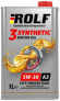 Масло мотор. ROLF 3-SYNTHETIC SAE 5W30  ACEA C3 (1 л) 1*12шт