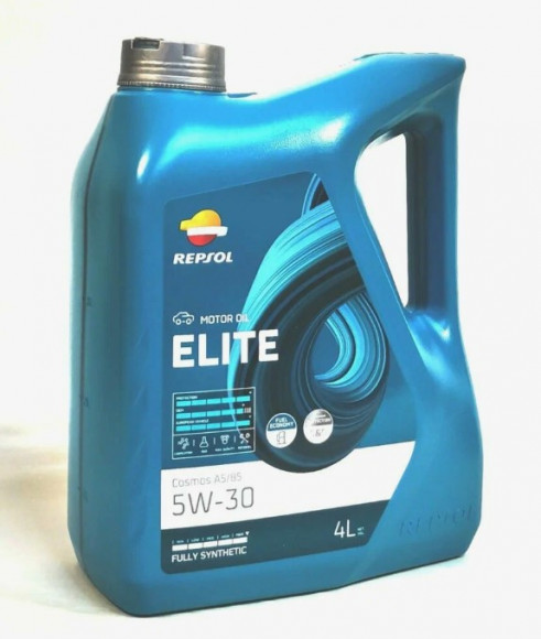 Масло мотор. 5W30 Repsol COSMOS A5/B5 пластик (4 л.) 1*5 шт. Масло мотор. 5W30 Repsol COSMOS A5/B5 пластик (4 л.) 1*5 шт.