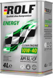 Масло мотор. ROLF Energy SAE 10W40 API  SL/CF 4л (1*4шт)