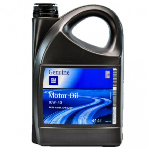 Масло мотор. 10W40 GM ACEA A3/B4, API CF/SL (4л) Масло мотор. 10W40 GM ACEA A3/B4, API CF/SL (4л)