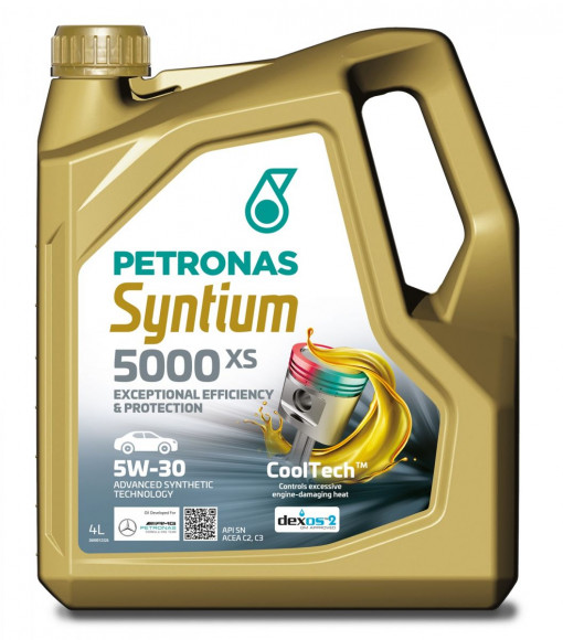Масло мотор. 5W30 PETRONAS SYNTIUM 5000 XS SN, C2/C3 4л (1*4шт)