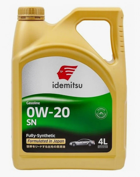 Масло мотор. 0W20 IDEMITSU SN пластик (4 л.) 1*6 шт. (Тайланд) Масло мотор. 0W20 IDEMITSU SN пластик (4 л.) 1*6 шт. (Тайланд)