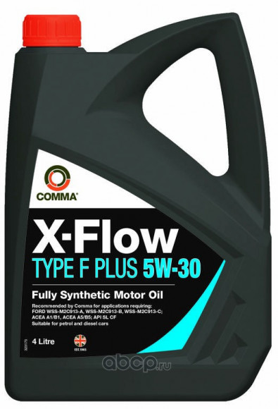 Масло моторн. синтет. 5W30 COMMA X-FLOW TYPE F plus (4л.) 1*4 шт. Масло моторн. синтет. 5W30 COMMA X-FLOW TYPE F plus (4л.) 1*4 шт.
