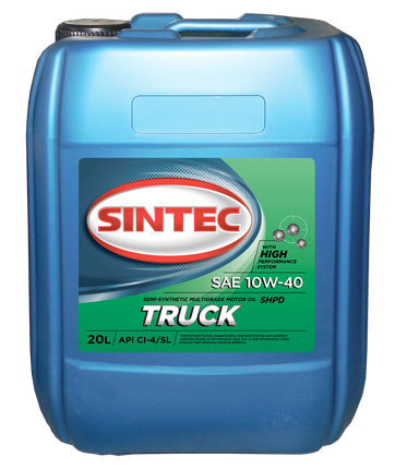 Масло мотор. SINTEC TRUCK SAE 10W40 CI-4/SL 20л Масло мотор. SINTEC TRUCK SAE 10W40 CI-4/SL 20л