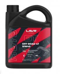 Ln7724 Масло мотор. 4T LAVR MOTOGT OFF ROAD, (4 л) 1*4шт