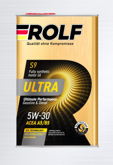 Масло мотор. ROLF ULTRA 5W30 ACEA A5/B5 API SP 1л (металл) ( 1*12шт) Масло мотор. ROLF ULTRA 5W30 ACEA A5/B5 API SP 1л (металл) ( 1*12шт)