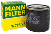 Фильтр масляный MANN-FILTER W712/75 (1*10 шт.) (Aveo, Cruze, 2110, Nexia, Lanos) Фильтр масляный MANN-FILTER W712/75 (1*10 шт.) (Aveo, Cruze, 2110, Nexia, Lanos)