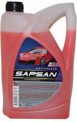 Антифриз "Sapsan" (Red) 5кг (1*3шт) Антифриз "Sapsan" (Red) 5кг (1*3шт)