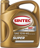Масло мотор. SINTEC SUPER 3000 SAE 10W40 API SG/CD20л