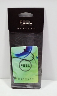 Освежитель воздуха "FEEL" MERCURY подвесной картон Освежитель воздуха "FEEL" MERCURY подвесной картон
