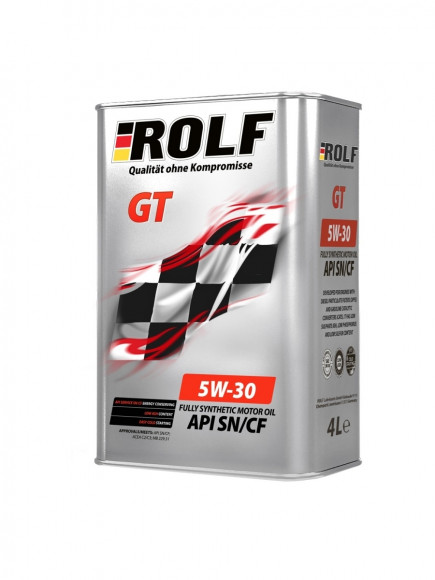 Масло мотор. ROLF GT SAE 5W30 ACEA A3/B4 (1л) 1*12шт Масло мотор. ROLF GT SAE 5W30 ACEA A3/B4 (1л) 1*12шт