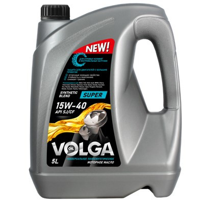 Масло мотор. 15W40 Волга-Ойл Super SJ/CF (5л) 1*3шт Масло мотор. 15W40 Волга-Ойл Super SJ/CF (5л) 1*3шт