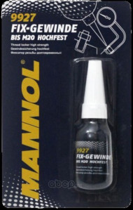 Фиксатор резьбы долговременный MANNOL Fix-Gewinde hochfest (10мл. красный) 1*12шт.9927 Фиксатор резьбы долговременный MANNOL Fix-Gewinde hochfest (10мл. красный) 1*12шт.9927