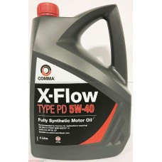 Масло мотор.  5W40 COMMA X-Flow Type PD (4 л.) пластик 1*4 шт.