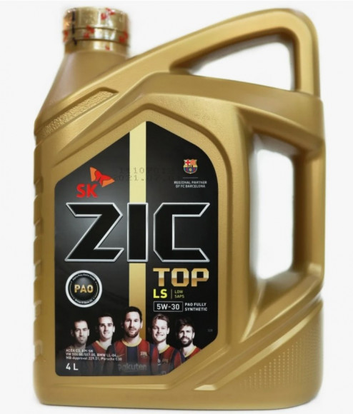 Масло мотор. 5W30 ZIC TOP LS API SN ACEA C3 (синт.) (4 л.) пластик 1*4 шт. Масло мотор. 5W30 ZIC TOP LS API SN ACEA C3 (синт.) (4 л.) пластик 1*4 шт.