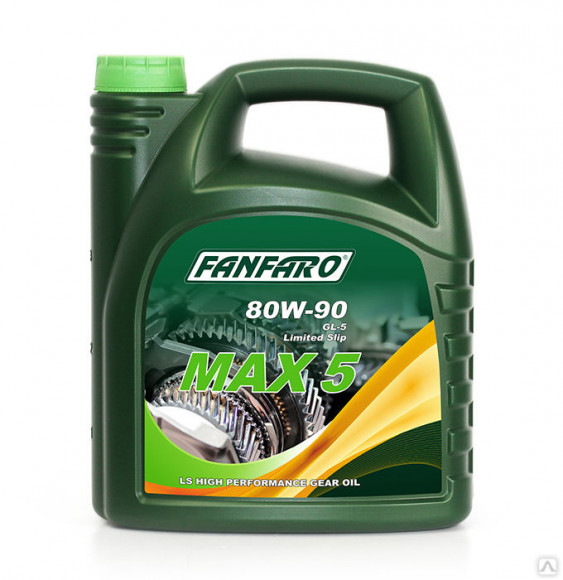 Масло трансмис. Fanfaro MAX-5 SAE 80W-90 API GL-5 4л 1*4шт.(Белар.)