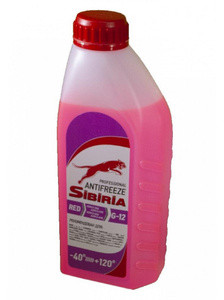 Антифриз A-40 SIBIRIA G-12+ (КРАСНЫЙ) 1кг (1*12шт) Антифриз A-40 SIBIRIA G-12+ (КРАСНЫЙ) 1кг (1*12шт)