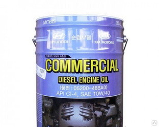 Масло мотор. 10W40 Hyundai/KIA Commercial Diesel полусинт., 20 л. Масло мотор. 10W40 Hyundai/KIA Commercial Diesel полусинт., 20 л.