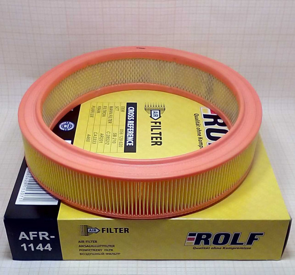 Фильтр возд. ROLF AFR-1144 (AR201; C 2852/2; SB 210) Audi 100, 50, 80; Seat Arosa, Cordoba, Ibiza II/III, Inca; Фильтр возд. ROLF AFR-1144 (AR201; C 2852/2; SB 210) Audi 100, 50, 80; Seat Arosa, Cordoba, Ibiza II/III, Inca;