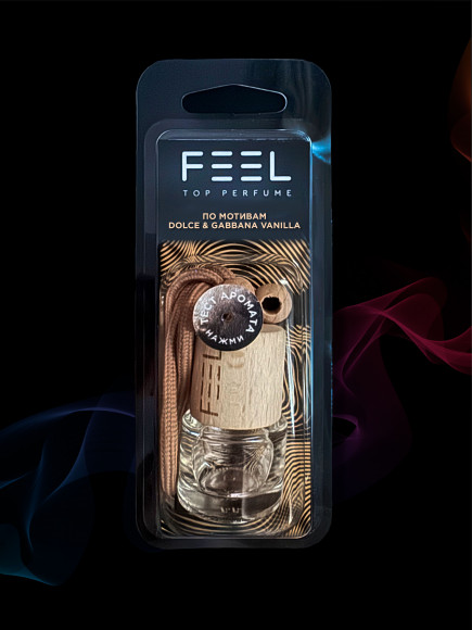Освежитель воздуха "FEEL" TOP PERFUME по мотивам Dolce & Gabbana vanilla (блистер с тестером аромата Освежитель воздуха "FEEL" TOP PERFUME по мотивам Dolce & Gabbana vanilla (блистер с тестером аромата