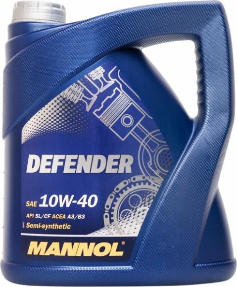 Масло мотор.10W40 MANNOL 7507 Defender ACEA A3/B3 API SN (4л.) 1*4шт. Масло мотор.10W40 MANNOL 7507 Defender ACEA A3/B3 API SN (4л.) 1*4шт.