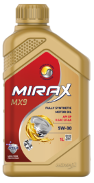 Масло моторное MIRAX MX9 5W30 ILSAC GF-6A API SP 1л (1*12шт) Масло моторное MIRAX MX9 5W30 ILSAC GF-6A API SP 1л (1*12шт)