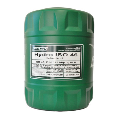 Масло гидравлическое HV-46 ISO 46 Hydraulic Oil 20л Fanfaro (Белар.) 1*1шт. Масло гидравлическое HV-46 ISO 46 Hydraulic Oil 20л Fanfaro (Белар.) 1*1шт.