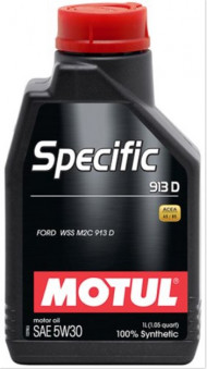 Масло мотор. MOTUL  SPECIFIC FORD 913 D 5W30  1л (1*12шт)