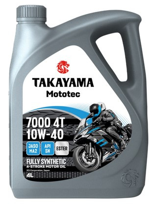 Масло мотор. 4T 10W-40 TAKAYAMA Mototec 7000 SN JASO MA-2 (4л) 1*4шт Масло мотор. 4T 10W-40 TAKAYAMA Mototec 7000 SN JASO MA-2 (4л) 1*4шт