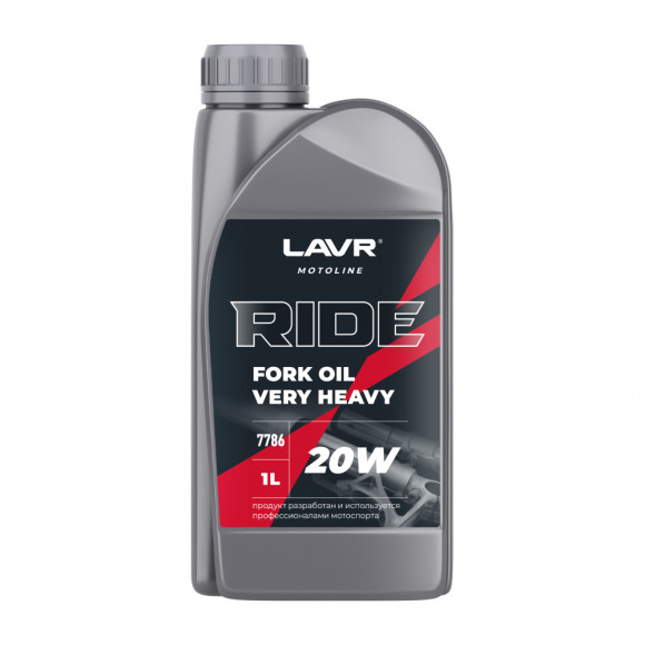 Ln7786 Масло вилочное 20W LAVR RIDE FORK OIL (1л) 1*16шт Ln7786 Масло вилочное 20W LAVR RIDE FORK OIL (1л) 1*16шт