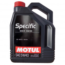 Масло мотор. MOTUL  SPECIFIC VW 502/505/505.01 5W40  5л (1*4шт)