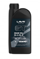 Ln7901 Масло трансм. 75W90 GT GEAR OIL G4/5, LAVR MOTO 1 л 1*16шт Ln7901 Масло трансм. 75W90 GT GEAR OIL G4/5, LAVR MOTO 1 л 1*16шт