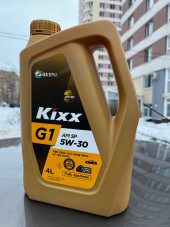 Масло мотор.  5W30 Kixx G1 API SP-RC, ILSAC GF-6A пластик (4 л.) 1*4 шт.