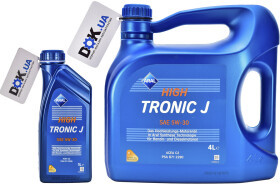 Масло мотор. 5W30 Aral High Tronic J (1 л.) пластик 1*12 шт. Масло мотор. 5W30 Aral High Tronic J (1 л.) пластик 1*12 шт.
