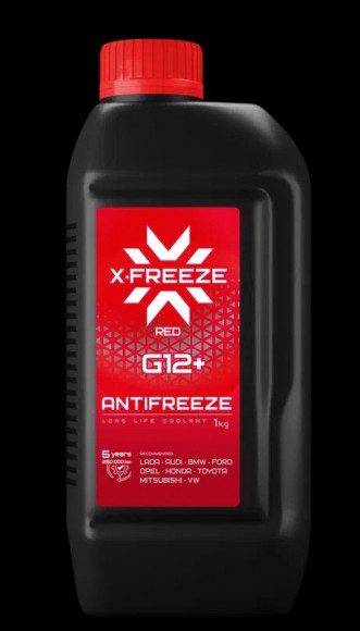 Антифриз X-FREEZE Red G12+, FELIX в п/э кан.1кг (15шт) Антифриз X-FREEZE Red G12+, FELIX в п/э кан.1кг (15шт)