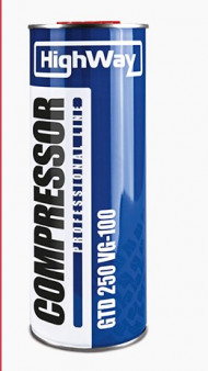 Масло компрессорное HIGHWAY GTD 250 VG-100 (1 л.) металл Масло компрессорное HIGHWAY GTD 250 VG-100 (1 л.) металл