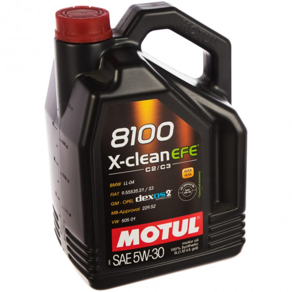 Масло мотор. MOTUL 8100 X-CLEAN EFE 5W30 5л (1*4шт) Масло мотор. MOTUL 8100 X-CLEAN EFE 5W30 5л (1*4шт)