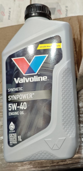 Масло мотор.  5W40 Valvoline SYNPOWER  SN/CF A3/B4 пластик (1 л.) 1*12 шт.