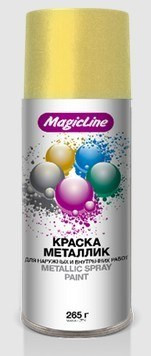 2130 Краска металлик "Яркое золото" RAL 270М (265г)*12шт