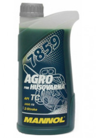 Масло мотор. 2-Takt MANNOL для двухтакт. двиг. с/х техники синтет. Agro for Husqvarna (1л.) 1*20шт. Масло мотор. 2-Takt MANNOL для двухтакт. двиг. с/х техники синтет. Agro for Husqvarna (1л.) 1*20шт.