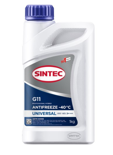 Антифриз A-40 Sintec UNIVERSAL G11 (СИНИЙ) 1кг (1*12шт) Антифриз A-40 Sintec UNIVERSAL G11 (СИНИЙ) 1кг (1*12шт)