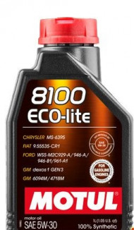 Масло мотор. 5W30 MOTUL 8100 ECO-LITE SP GF-6a пластик (1 л.) 1*12 шт. Масло мотор. 5W30 MOTUL 8100 ECO-LITE SP GF-6a пластик (1 л.) 1*12 шт.