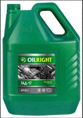 Масло трансм. 80W-90 GL-5 ТМ-5-18 OILRIGHT 10л Масло трансм. 80W-90 GL-5 ТМ-5-18 OILRIGHT 10л