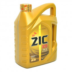 Масло мотор.  5W30 ZIC X9 API SL ACEA A3/B4 (синт.) (4 л.) пластик 1*4 шт.